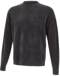 Rrd - Rundhals-Pullover mit geripptem Detail - Lyst
