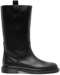 The Row - Ranger Leather Boots - Lyst