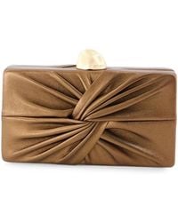 Cult Gaia - Lisse Knotted Leather Clutch Bag - Lyst