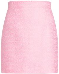Patou - Organic-Cotton Tweed Mini Skirt - Lyst