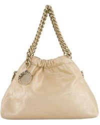 Stella McCartney - Mini Falabella Drawstring Chain-Strap Shoulder Bag - Lyst