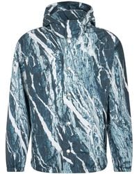 Roberto Cavalli - Marble-Print Bomber Jacket - Lyst