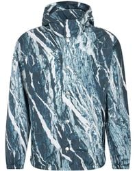 Roberto Cavalli - Marble-Print Bomber Jacket - Lyst