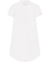 Courreges - High-Neck Pocket-Detail Dress - Lyst