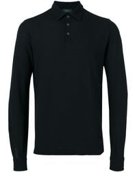 Zanone - Long-sleeve Polo Shirt - Lyst