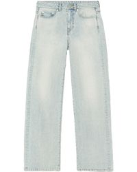 John Elliott - Halbhohe Paisley Jeans mit weitem Bein - Lyst