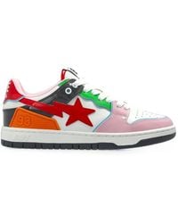 A Bathing Ape - Sk8 Sta Sneakers Mit Logo - Lyst