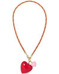 Roxanne Assoulin - Happy Cord Heart-Pendant Necklace - Lyst