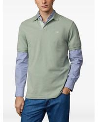 Hackett - Heritage H Stripe-Trim Polo Shirt - Lyst