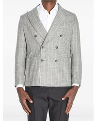 Tagliatore - Montecarlo Pinstripe Double-Breasted Jacket - Lyst