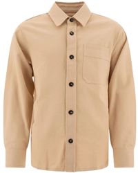 A.P.C. - Camisa con botones y bolsillo de corazón - Lyst