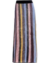 Agua Bendita - Cyprus Striped Crochet Beach Cover-Up - Lyst