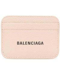Balenciaga - Logo-print Leather Cardholder - Lyst