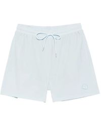 flâneur - Logo Swim Shorts - Lyst