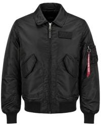 Alpha Industries - Cwu-36/P Tt Logo-Patch Zip-Up Jacket - Lyst