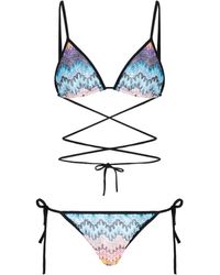 Missoni - Zigzag-Pattern Bikini - Lyst