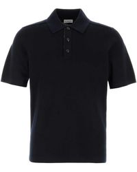 Burberry - Short-Sleeve Wool Polo Shirt - Lyst