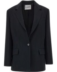 Iceberg - Notched-Lapels Single-Button Blazer - Lyst