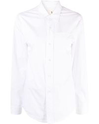 R13 - Foldout Layered Cotton Shirt - Lyst