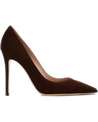 Gianvito Rossi - 105Mm Gianvito 105 Suede Pointed-Toe Pumps - Lyst