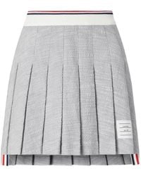 Thom Browne - Cotton Mini Skirt - Lyst