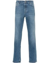 Brunello Cucinelli - Mid-Rise Straight-Leg Jeans - Lyst