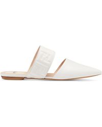 fendi logo twist mules