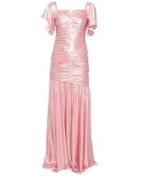 Dunesi - Polita Ruched-Finish Gown - Lyst
