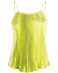 L'idée - Fully-Pleated Sleeveless Blouse - Lyst