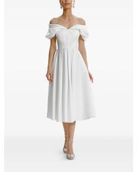 Framboise - Robe Mi-Longue Glamo À Épaules Dénudées - Lyst