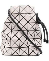 Issey Miyake - Schoudertas Met Geometrisch Patroon En Trekkoord - Lyst