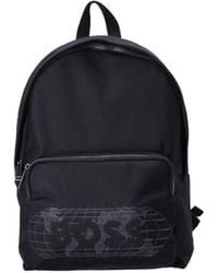 BOSS - Crystal-embellished Logo Backpack - Lyst