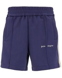 Palm Angels - Logo Track Shorts - Lyst