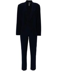 Norma Kamali - Jumpsuit Met Ceintuur - Lyst