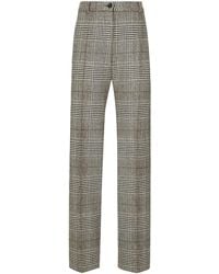 Dolce & Gabbana - Tartan Check Trousers - Lyst