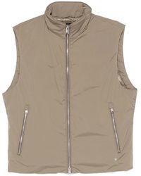 BOSS - Zip-Up Sleeveless Gilet - Lyst