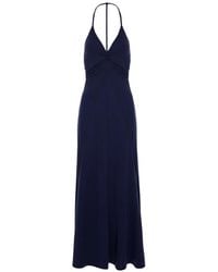 CuAnna - Halterneck Ruched Dress - Lyst