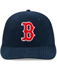 KTZ - Boston Sox Mlb Corduroy Baseball Cap - Lyst