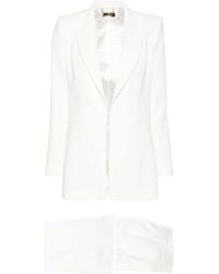 Elisabetta Franchi - Crepe-textured Suit - Lyst