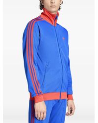 adidas - Logo-Embroidered Striped Sweatshirt - Lyst