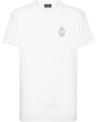 Billionaire - Crest Round-Neck T-Shirt - Lyst