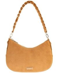 Kate Spade - Liv Suede Braided-Strap Shoulder Bag - Lyst