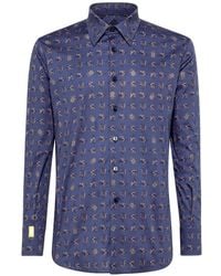 Billionaire - Chemise Cintrée Imprimée - Lyst