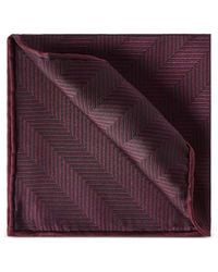 Brunello Cucinelli - Silk Chevron Pocket Square - Lyst
