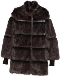 Patrizia Pepe - Faux Fur Midi Jacket - Lyst