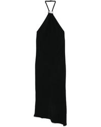 The Attico - Halterneck Midi Dress - Lyst