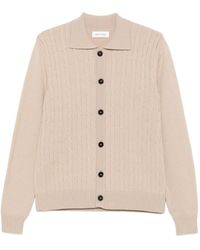 Ernest W. Baker - Kabelgebreid Vest Met Kraag - Lyst