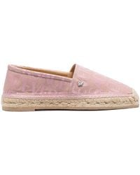 Versace - Allover Leather Espadrilles - Lyst