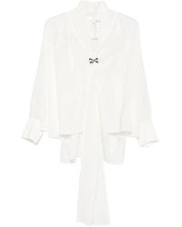 Max Mara - Top con detalle de lazo - Lyst