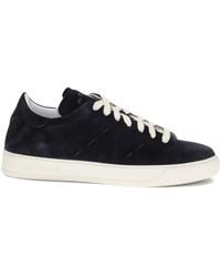 Kiton - Lace-Up Sneakers Suede - Lyst
